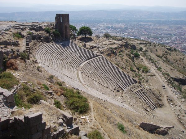 Amfiteater N Bergama Turkiet