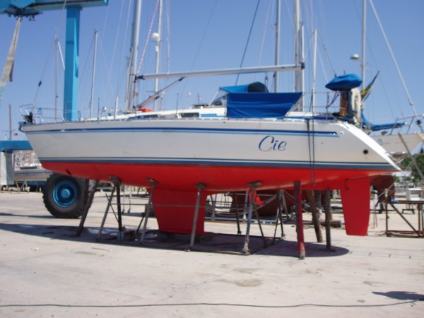 Cie i vaggan i Ayvalik Marina