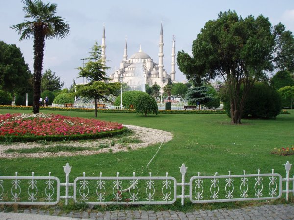 Bl&aring; mosk&eacute;n i Istanbul