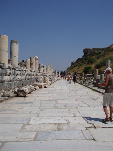 Marmorgata i Efesos