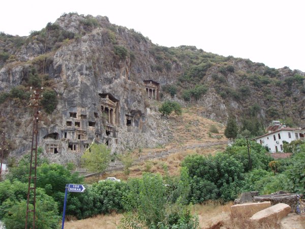 Lyciska gravar i Fethiye